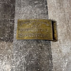 Vintage COLORADO STATE PENITENTIARY Canon City Colo. Belt Buckle